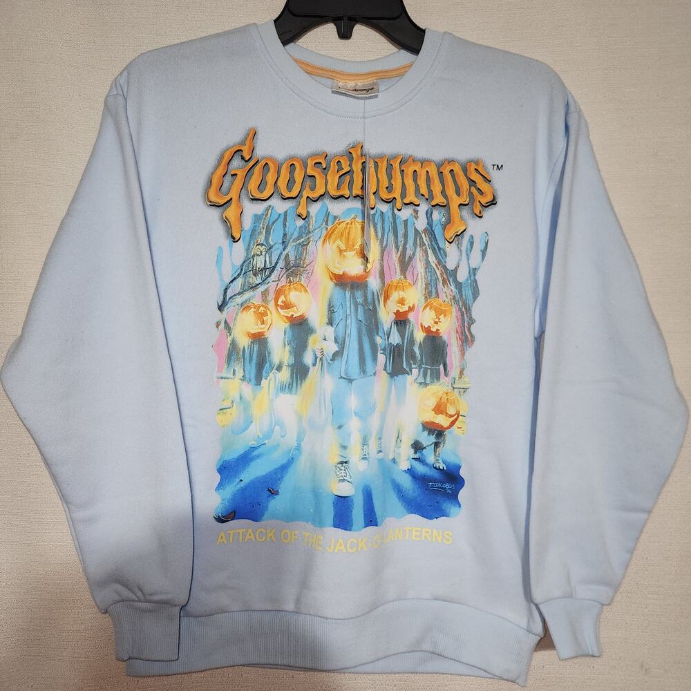 Goosebumps Jack-O-Lantern sweatshirt women's XXS